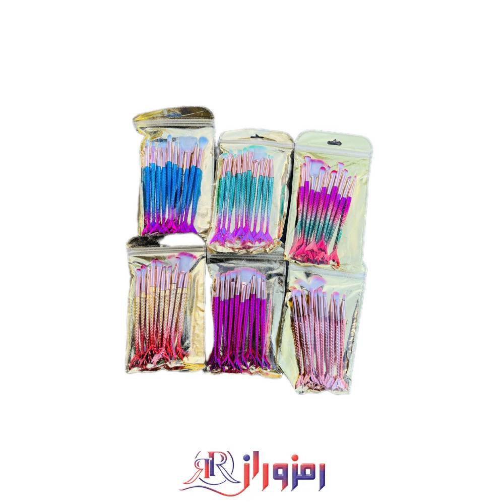 براش 10 تکه طرح ماهی،خرید و قیمت براش 10 تکه طرح ماهی